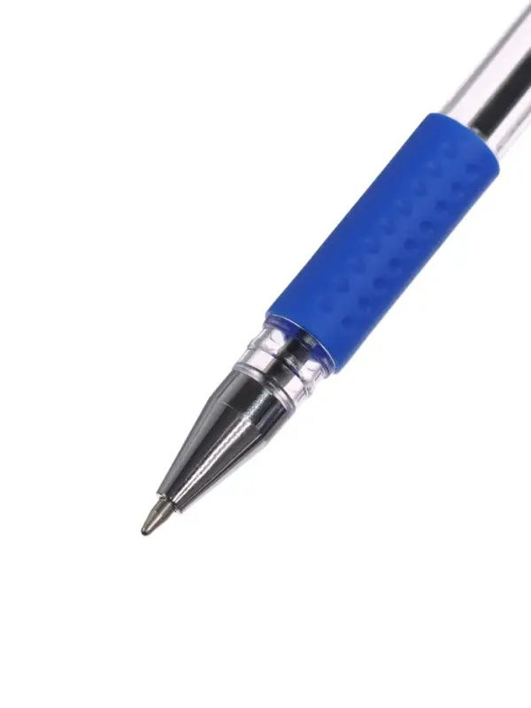 Ручка шариковая Calligrata, синий стержень, узел 0.5 мм, резиновый упор
