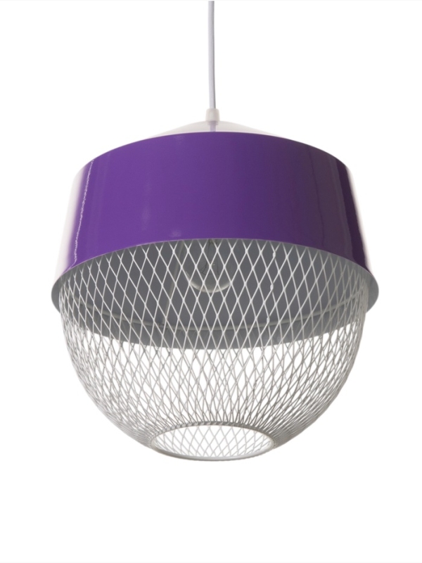 Светильник Lea 1х40Вт Е27 темно-фиолетовый 26х26х32см Светильник Lea 1х40Вт Е27 темно-фиолетовый 26х26х32см