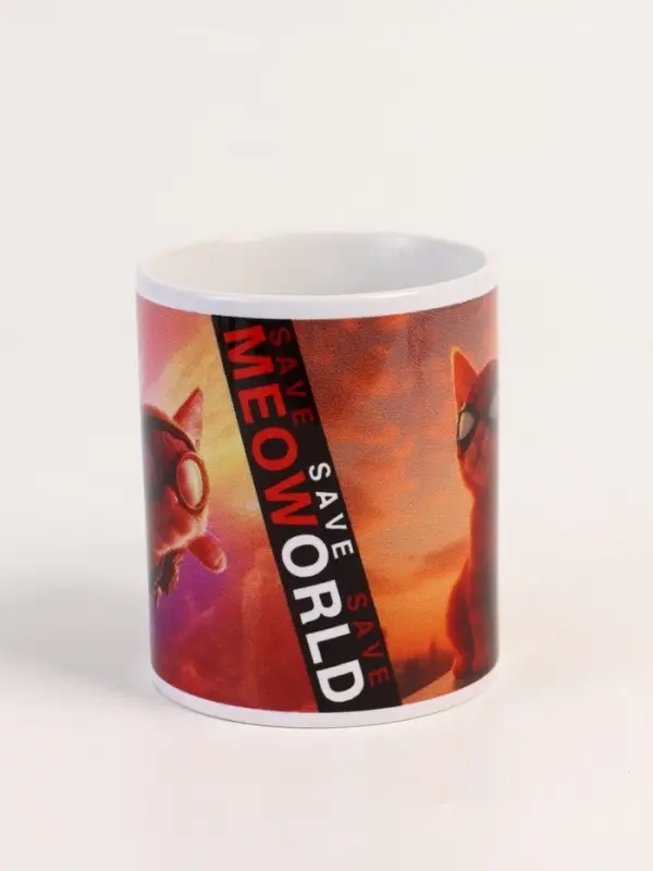 Кружка керамическая в коробке «Человек паук кот», 320 мл