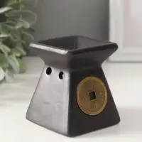 Аромалампа для эфирных масел &laquo;Монета&raquo;, керамика, 8&times;7.5&times;7.5 см, МИКС