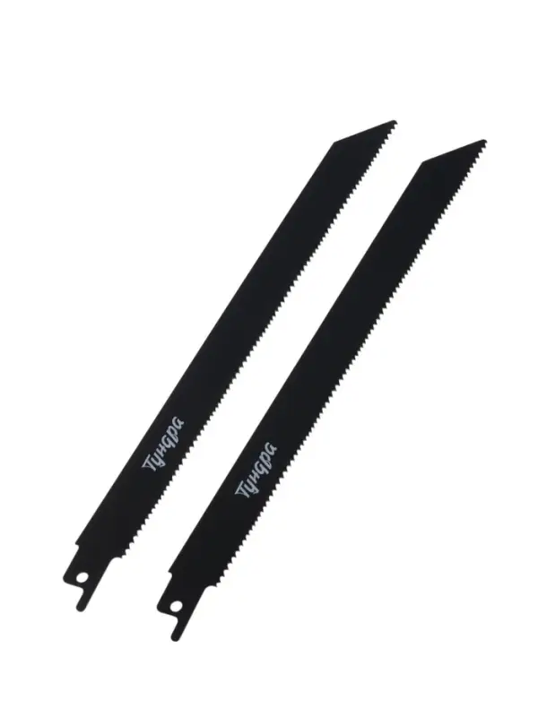 Полотна универсальные для сабельной пилы ТУНДРА, Bimetal, 200/227&times;1.8-2.5 мм, 2 шт.