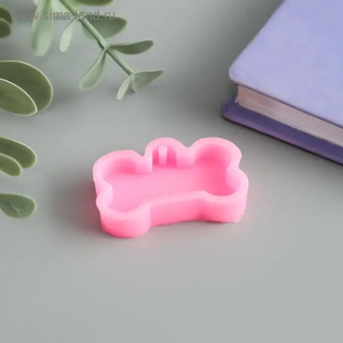 Молд силикон "Косточка" 0,8х4х2,5 см