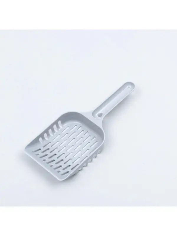 Совок для кошачьего туалета, 24&times;10&times;3 см, пластик, серый