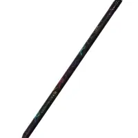 Карандаш чернографитный Calligrata, НВ, с ластиком, пластиковый, чёрный корпус с цветным узором