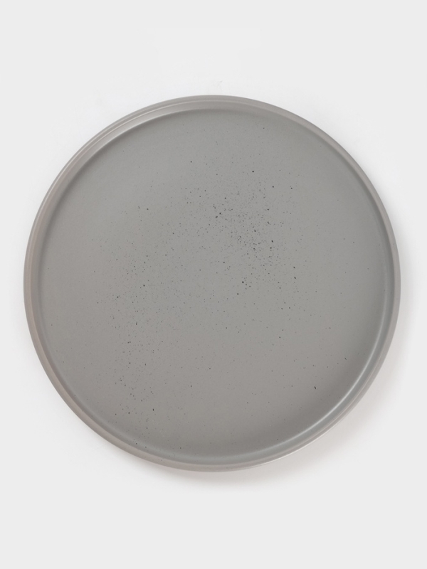 Набор тарелок Доляна «Гранит», 4 шт., d=26 см, керамика, серый Набор тарелок Доляна «Гранит», 4 шт., d=26 см, керамика, серый