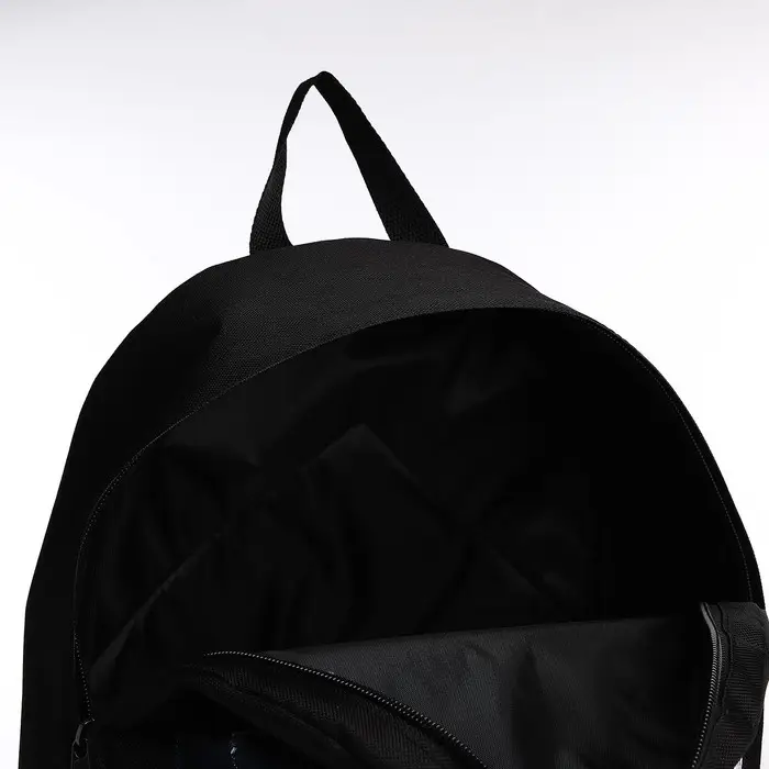 Рюкзак школьный молодёжный &laquo;Аниме&raquo;, 33&times;13&times;37, отдел на молнии, карман, чёрный