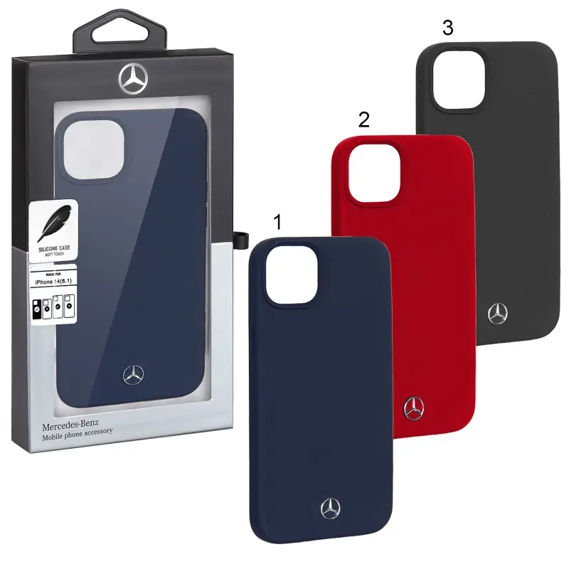 Чехол iPh 14 Benz silicone Чехол iPh 14 Benz silicone