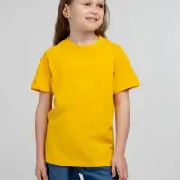 Футболка детская Regent Kids 150 желтая, на рост 96-104 см (4 года)