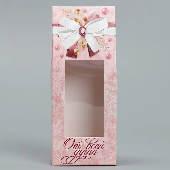 Коробка складная «От всей души», 5.7 х 14.5 х 3.5 см Коробка складная «От всей души», 5.7 х 14.5 х 3.5 см