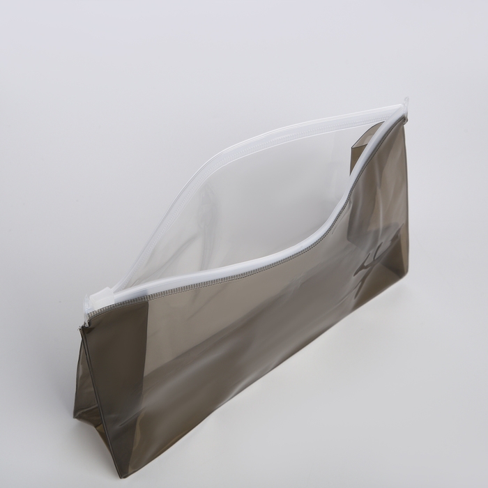 Косметичка с застёжкой зип-лок, цвет чёрный Косметичка с застёжкой зип-лок, цвет чёрный