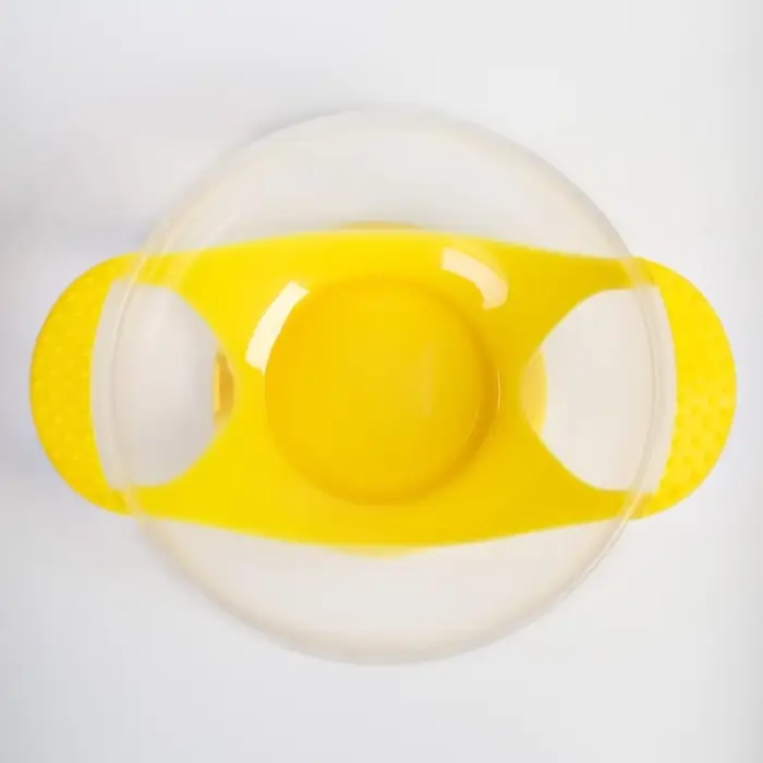 Тарелка M&B &laquo;За маму и папу&raquo; 350 мл, в наборе крышка, ложка, МИКС