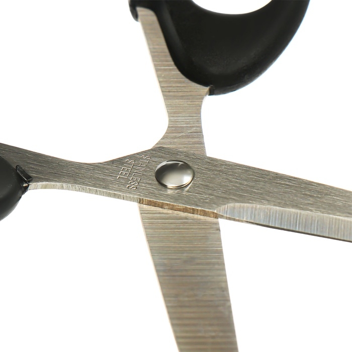 Ножницы канцелярские 15,5см Офис пластиковые ручки, европодвес Ножницы канцелярские 15,5см Офис пластиковые ручки, европодвес