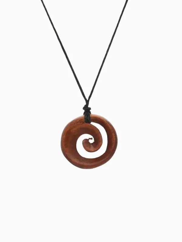 Кулон &laquo;Спираль&raquo;, дерево соно