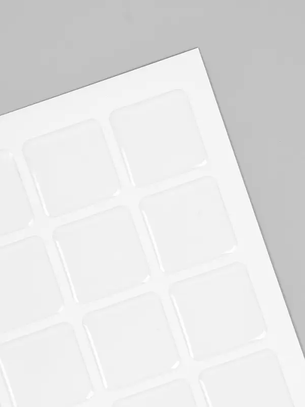 Стикеры 3D заготовки 100 шт., 2.5&times;2.5 см