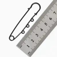 Булавка для подвесок (набор 3 шт.) L=6.5 см, чёрная