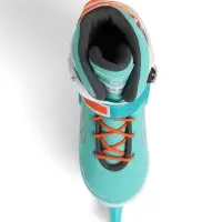 Коньки детские раздвижные BlackAqua, р. 31-34, для фитнеса, мятные, оранжевые Коньки детские раздвижные BlackAqua, р. 31-34, для фитнеса, мятные, оранжевые