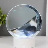 Светильник настольный СТАРТ Sands, LED, 10 Вт, USB, 16&times;16&times;20 см, 3хAA, серый