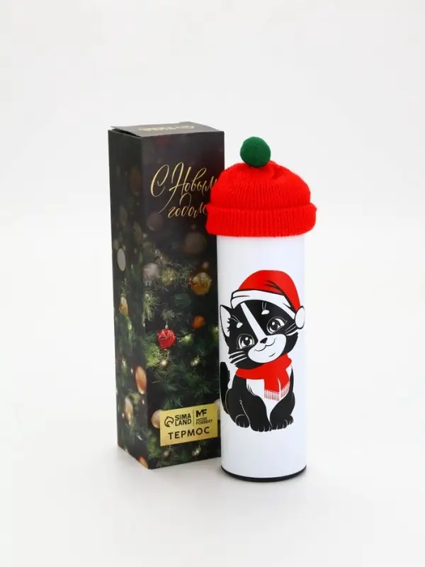 Термос с шапочкой «Котик», 500 мл Термос с шапочкой «Котик», 500 мл