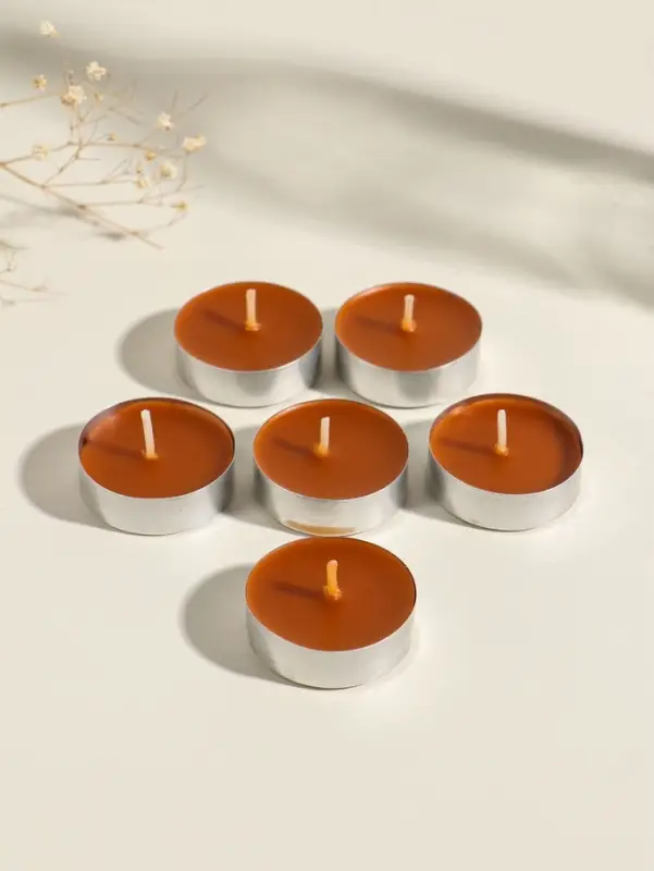 Набор свечей ароматических чайных &laquo;Корица-яблоко&raquo;, 6 шт.