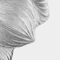 Набор салфеток для стола Доляна &laquo;Цветок&raquo;, 38&times;38 см, 4 шт., ПВХ, серебристый