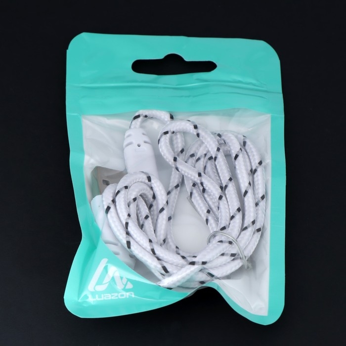 Кабель Luazon, microUSB - USB, 1 А, 0,9 м, оплётка нейлон, белый Кабель Luazon, microUSB - USB, 1 А, 0,9 м, оплётка нейлон, белый