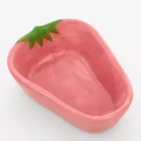 Миска для грызунов &laquo;Клубника&raquo;, 10&times;11&times;4 см, керамика