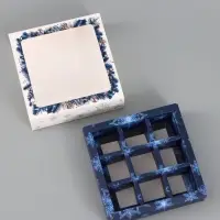 Коробка для 9 конфет &laquo;Голубые мечты&raquo; 14.5&times;14.5&times;3.5 см