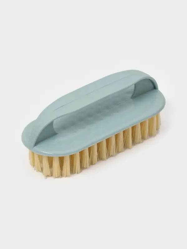 Щётки для уборки Доляна, 4 предмета: совок, 3 щётки, 30&times;21&times;12 см, голубые