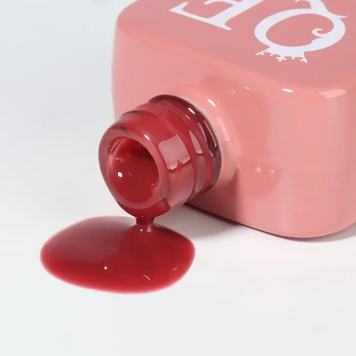 Гель лак для ногтей, камуфлирующий, трехфазный, 10 мл, LED/UV, красный (11)