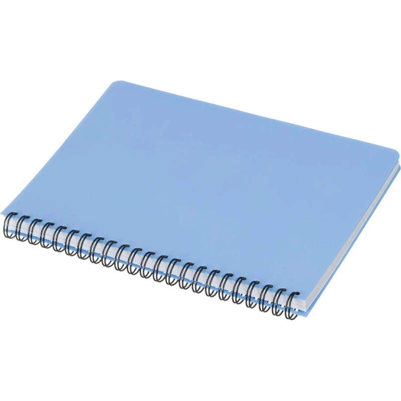 Бизнес-тетрадь А5,96л,кл,спир,пластик,тон.бл. Attache Bright colours Голуб