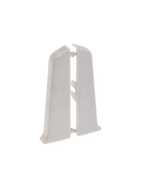 Торцевые заглушки для плинтуса &laquo;Деконика&raquo;, пара, 70 мм, цвет 002 светло-серый