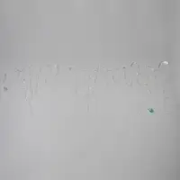 Гирлянда &laquo;Бахрома&raquo; 1.8&times;0.5 м с насадками &laquo;Ёлки и снежинки&raquo;, IP20, прозрачная нить, 48 LED, свечение мульти (RG/RB), мигание, 220 В