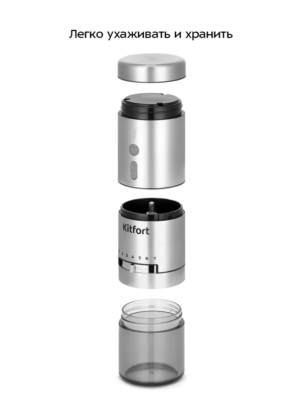 Кофемолка электрическая жерновая КТ-7537 - 18 Вт Кофемолка электрическая жерновая КТ-7537 - 18 Вт