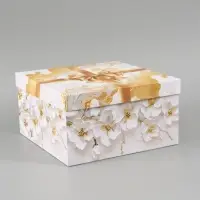 Набор подарочных коробок 10 в 1 &laquo;Золотая коллекция&raquo;, 10.2 &times; 10.2 &times; 6‒28.2 &times; 28.2 &times; 15 см