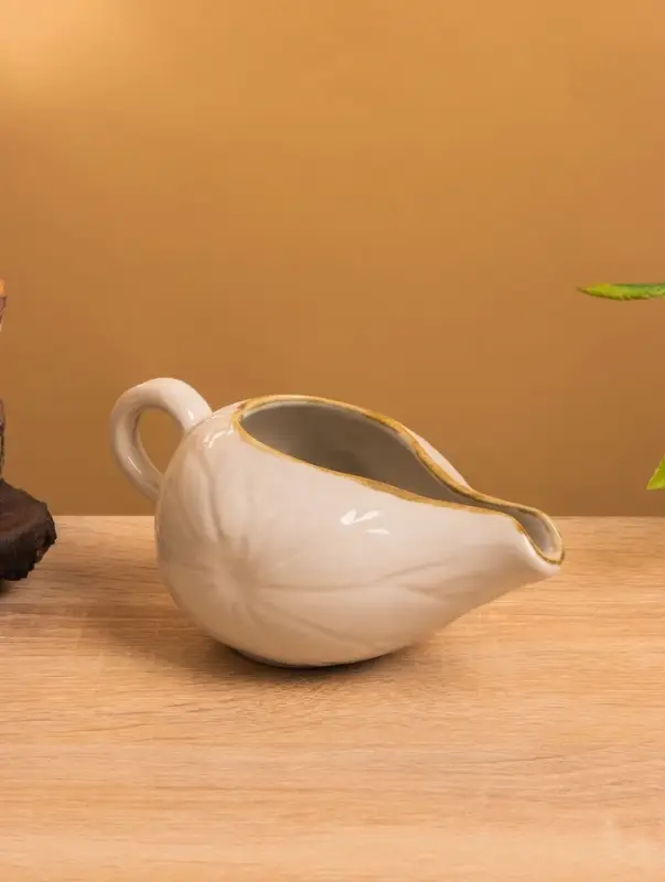 Соусник, 8×9×16 см, керамика, белый Соусник, 8×9×16 см, керамика, белый