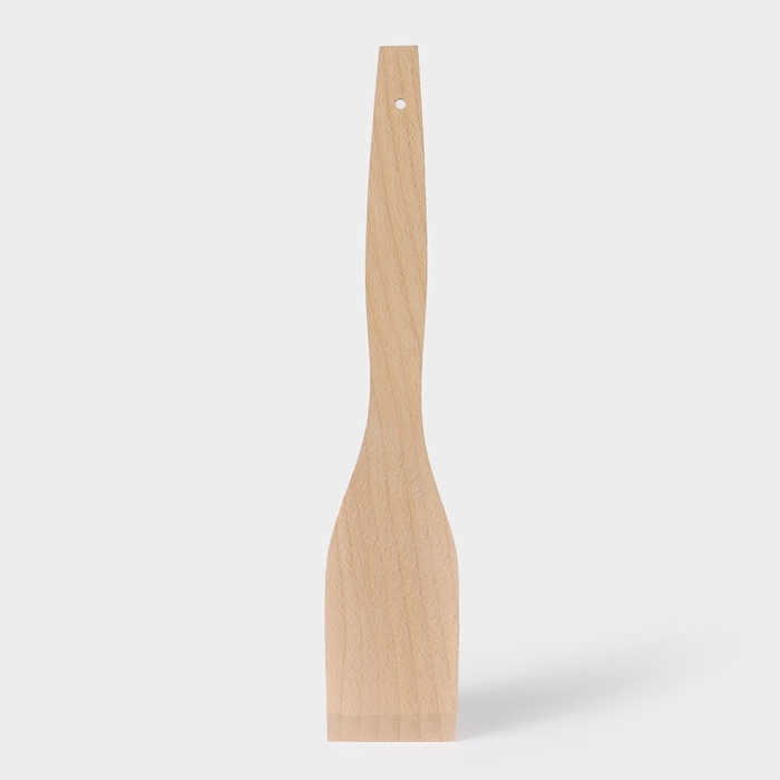 Лопатка деревянная кухонная «Для Профи», 28×5,5×0,4 см, бук