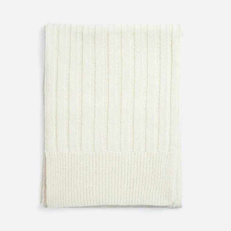 Шарф Bellish, белый (ванильный)