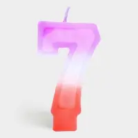 Свеча цифра для торта &laquo;7&raquo;, 8&times;3.75&times;1 см