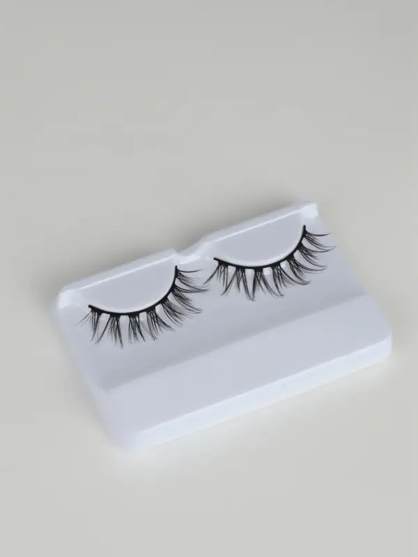 Ресницы накладные «Лучи», 10-15 мм, V-форма, без клея, чёрные