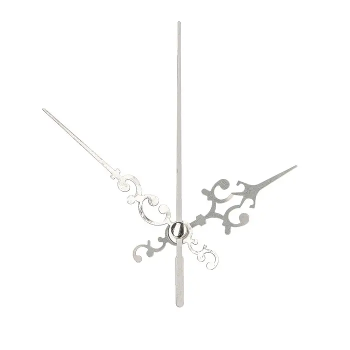 Комплект из 3-х стрелок для часов 52/69/77 мм, фасовка 10 шт, серебро Комплект из 3-х стрелок для часов 52/69/77 мм, фасовка 10 шт, серебро