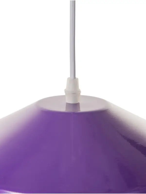 Светильник потолочный BayerLux Lea, 1&times;40 Вт, Е27, темно-фиолетовый, 26&times;26&times;32 см