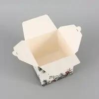 Коробка складная, подарочная новогодняя &laquo;Еловая веточка&raquo; 14&times;14&times;14 см