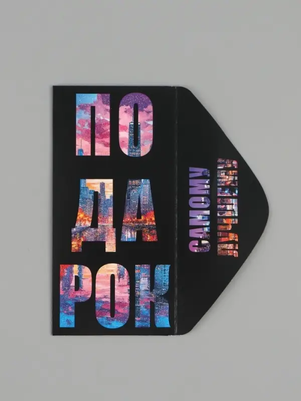 Конверт для денег &laquo;Подарок&raquo;, 16.5&times;8 см