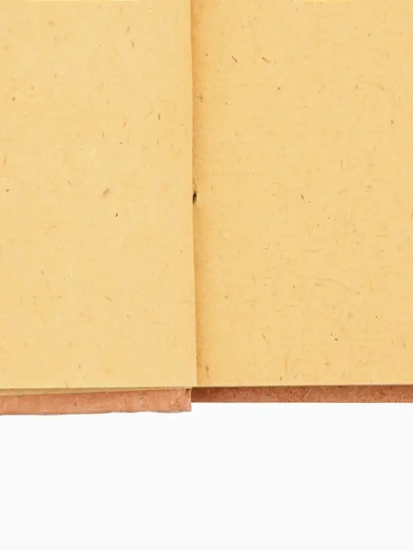 Блокнот в твёрдой обложке плетёный, 48 листов, 14&times;18&times;2 см, бежево-красный