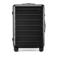 Чемодан NINETYGO Rhine PRO plus Luggage, 20", 38л, TSA замок, черный