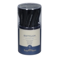 Ручка шариковая автомат. SoftClick.Black 0.7мм синяя 20-0102