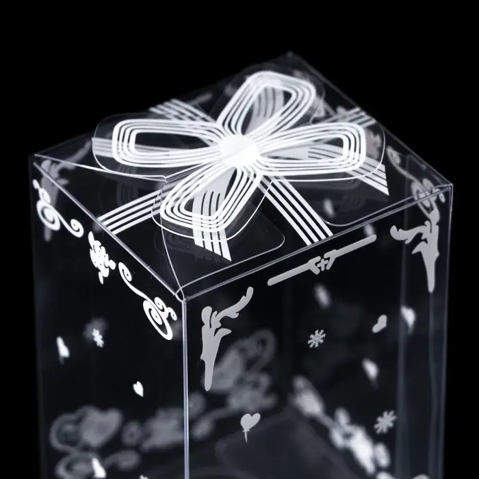 Складная прозрачная коробка из PVC, для упаковки подарков, 4.5×5×7.5 см Складная прозрачная коробка из PVC, для упаковки подарков, 4.5×5×7.5 см