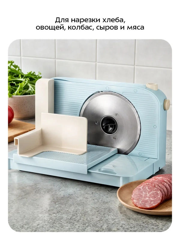 Ломтерезка электрическая КТ-6268 - 150 Вт Ломтерезка электрическая КТ-6268 - 150 Вт