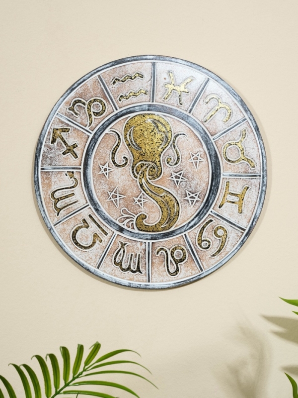 Панно резное МДФ "Водолей", 30х30х2 см