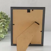 Фоторамка для фото 15х21 см "Oframe", пластик, чёрный, (пластиковый экран)